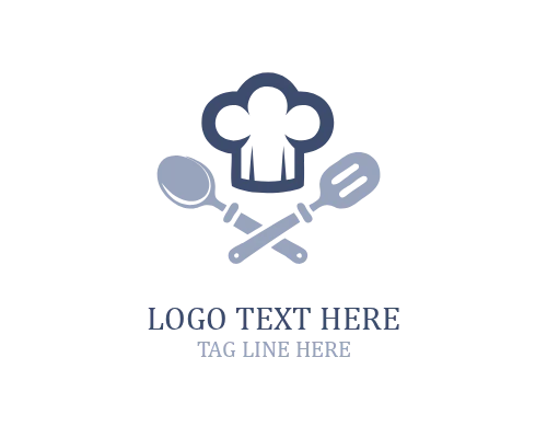 Steaming Bowl Chef Hat Logo