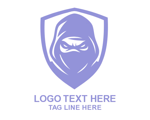 Steel Crest Ninja Mascot Logo