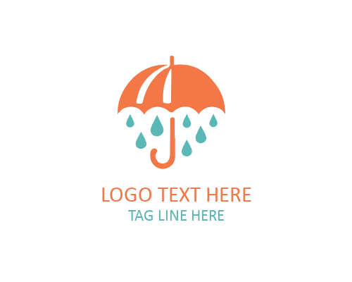 Storm Protection Umbrella Logo