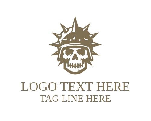 Storm Punk Skull Logo