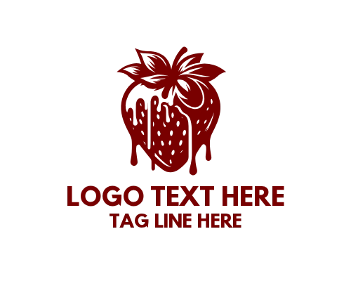  Strawberry Chocolate Sundae Delight Logo