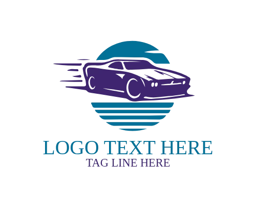 Street Racer Car Logo
