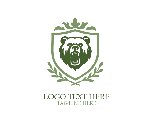 Strength Bear Crest Logo