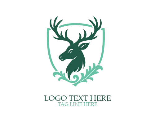 Strength Deer Crest Logo