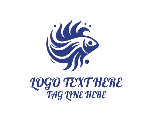 Striped Fish Logo