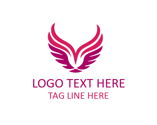 Strong Athletic Wings Logo