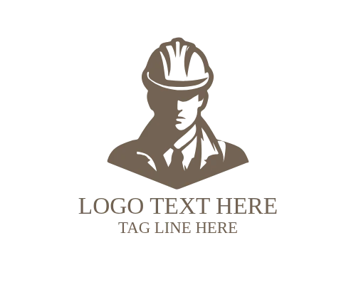 Strong Construction Labour Brand Logo