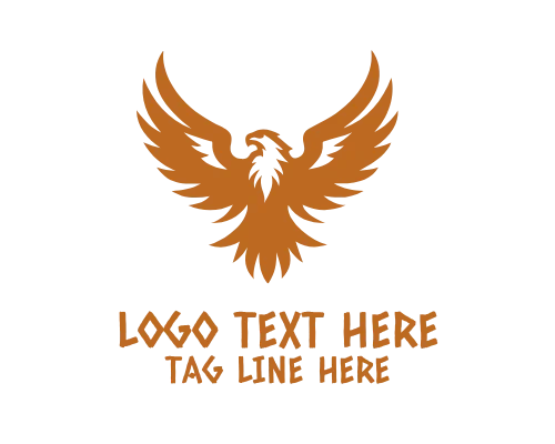 Strong Eagle Emblem Logo