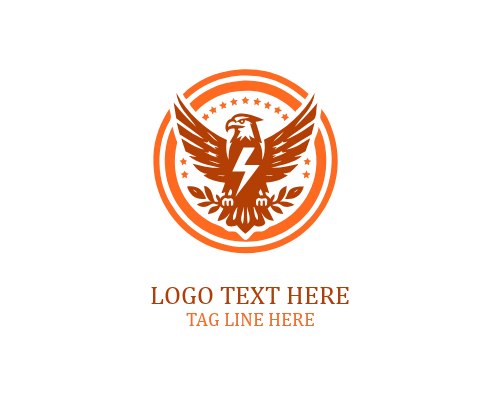 Strong Eagle Icon Logo