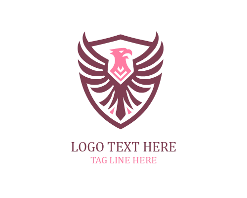 Strong Eagle Shield Logo