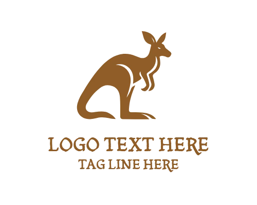 Strong Kangaroo Logo