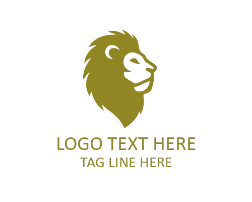 Strong lion Head Symbol Logo for Bold Identity