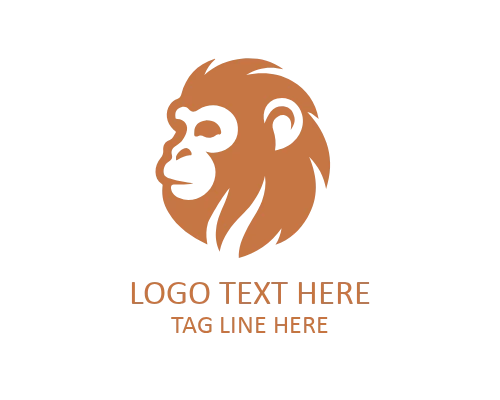 Strong Monkey Mascot Logo
