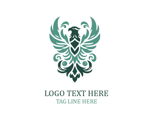 Strong Outline Eagle Logo
