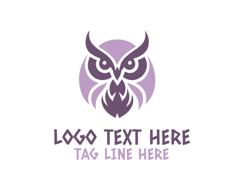 Strong Owl Mascot Logo
