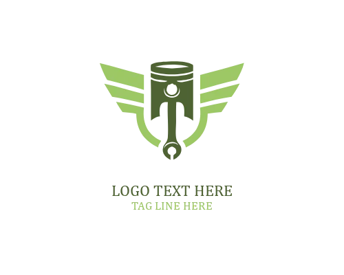 Strong Piston Wings Logo