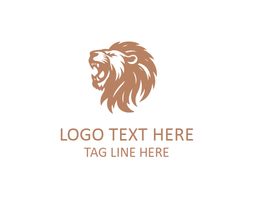 Strong Roaring Lion Emblem