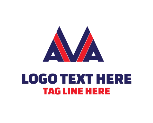 Strong Serif Letter A Logo