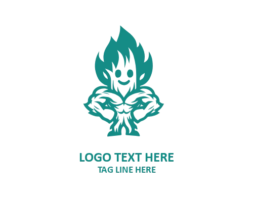  Strong Tree Mascot Logo