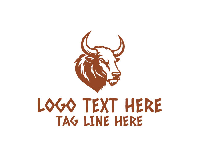 Strong Yak Logo logo template preview