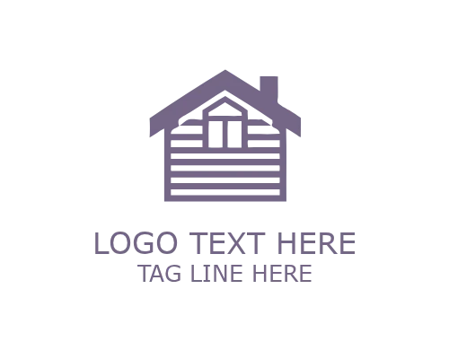 Stylish Abstract Roofing Logo for Modern Property and Construction Branding