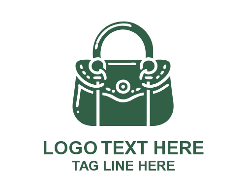 Stylish Bag Icon Logo