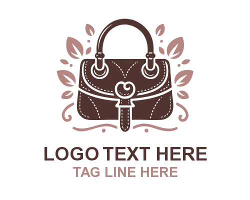 Stylish Bag Outline Logo