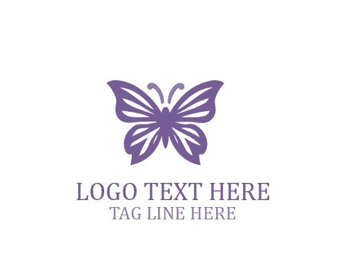 Stylish Butterfly Logo