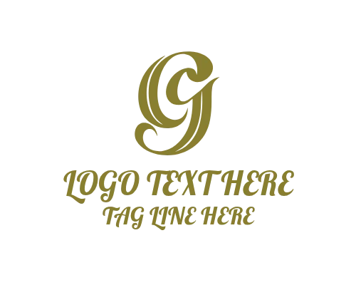 Stylish Calligraphy letter G Logo