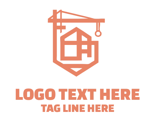 Stylish Crane Logo Design
