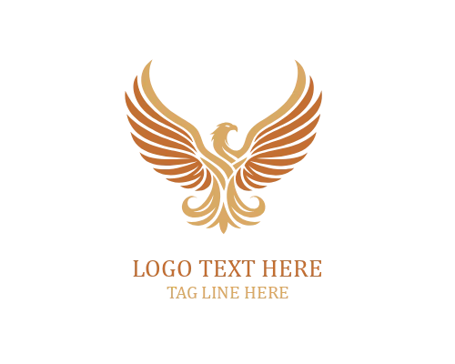 Stylish Eagle Mark Logo
