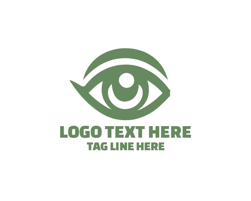 Stylish Eye Symbol Logo