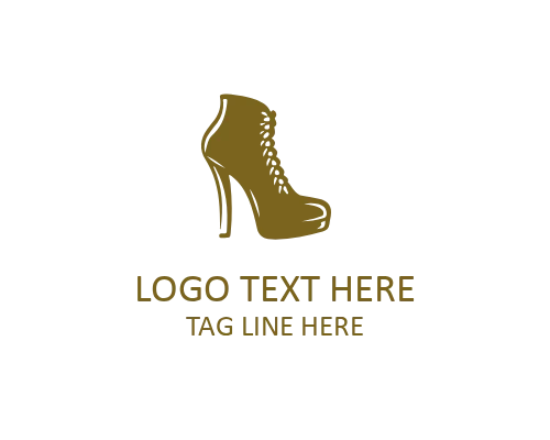 Stylish Feminine Heels Footwear Logo