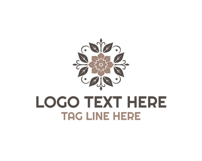  Stylish Floral Bloom Logo