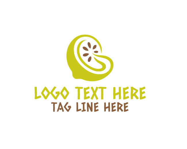 Stylish Lemon Bloom Logo