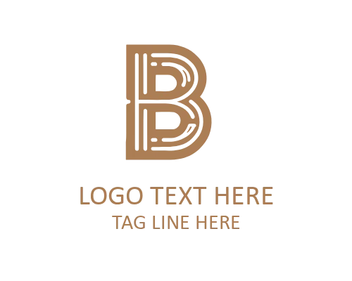Stylish Modern Letter B Logo for Business Identity