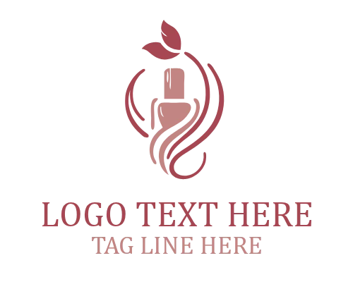 Stylish Nail Polish Logo