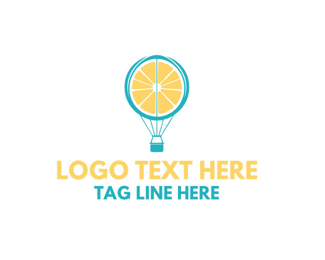  Stylish Orange Party Balloon Logo