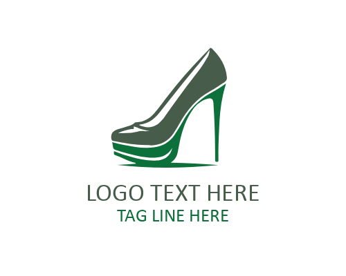 Stylish Stiletto Heel Logo for Fashion Retail Brands