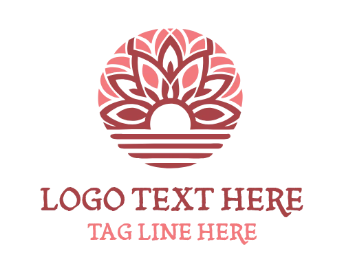 Stylish Sunflower Logo