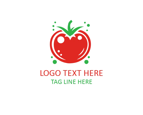 Stylish Tomato Logo for Digital and Food Brands