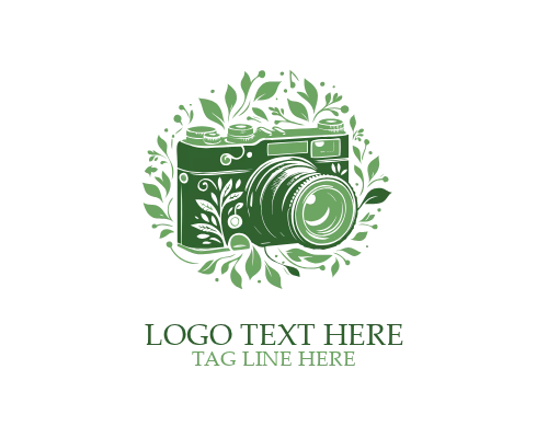 Stylish Vintage Camera Logo