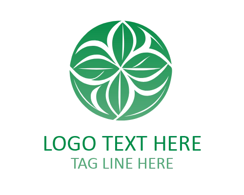 Stylized Leaf Logo