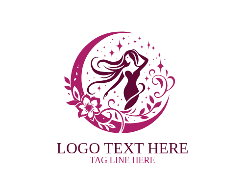 Sublime Moon Woman Logo