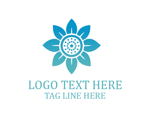 Subtle Sunflower Impression Logo