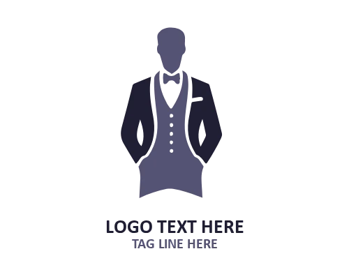 Suit Mask Man Dress Logo
