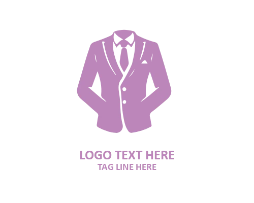Suit Shape Man Dress Logo