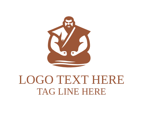  Sumo Sport Wrestler Logo