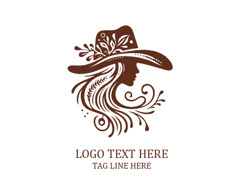 Sunburst Cowgirl Logo