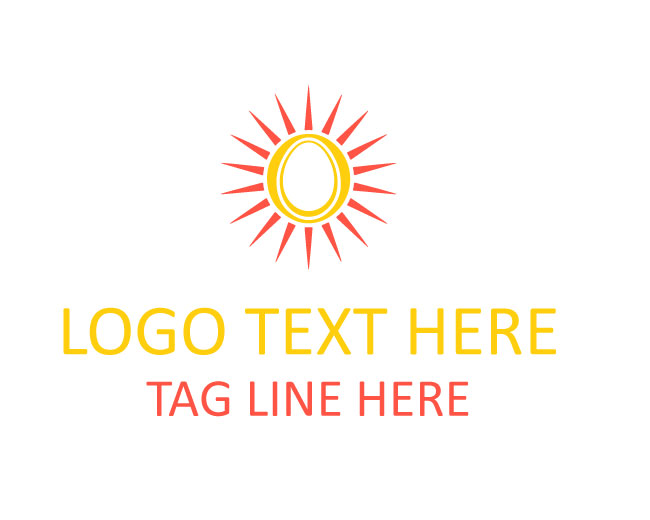 Sunburst Egg Logo
